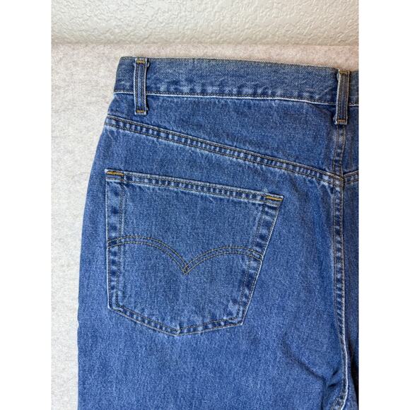 Levi's 550 Red Tab Jeans 40 x 34 Relaxed Fit NEW Tags Medium Wash Vtg Canada - Picture 5 of 6